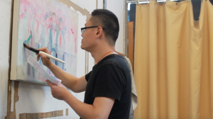 Tong Zhang, who moved to the United States from China, received a $15,000 grant for his work.