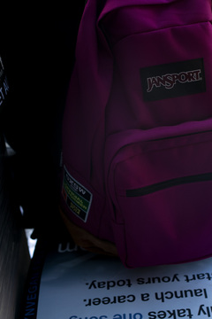 An official SXSW Jansport backpack. These backpacks were given to artists performing at SXSW this year.