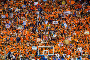 Carrier Dome fans will not see the kiss cam featured on the Carrier Dome scoreboard for the time being.