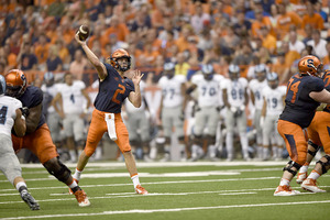 Eric Dungey and Syracuse will host its first three games at home for the first time since 2001. The last time Syracuse hosted two Friday night games in one season was 2014, when it hosted Villanova in Week 1 and Louisville in Week 5. 