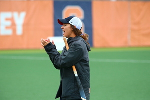 When Katie Gerzabek joined SU, she helped bring the team to the NCAA tournament. She recently got her first head coaching job at Rhodes College.