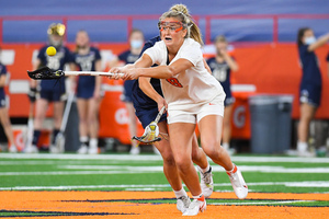 After securing 11 draw controls in Syracuse's 17-5 victory against VT Katelyn Mashewske had 14 against Temple.

