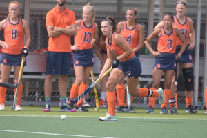 Comans leads Syracuse in both goals (six) and points (15) through four games this season.