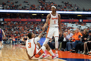 Judah Mintz (left) was named the All-ACC Second Team while Maliq Brown (right) made the All-ACC Defensive Team. 