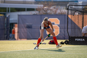 Despite falling behind 1-0, No. 12 Syracuse emerged with three unanswered goals, defeating No. 8 UConn 3-1. The victory for SU is its first top-10 win of the season and its fifth over a top-20 team.