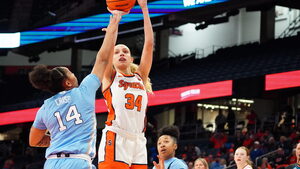 Despite hanging with No. 9 North Carolina, Syracuse fell 68-58 on Thursday, losing its third straight game.